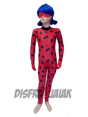 Disfraz de Lady Mariquita Malla Infantil - Disfraces de Lady Mariquitra