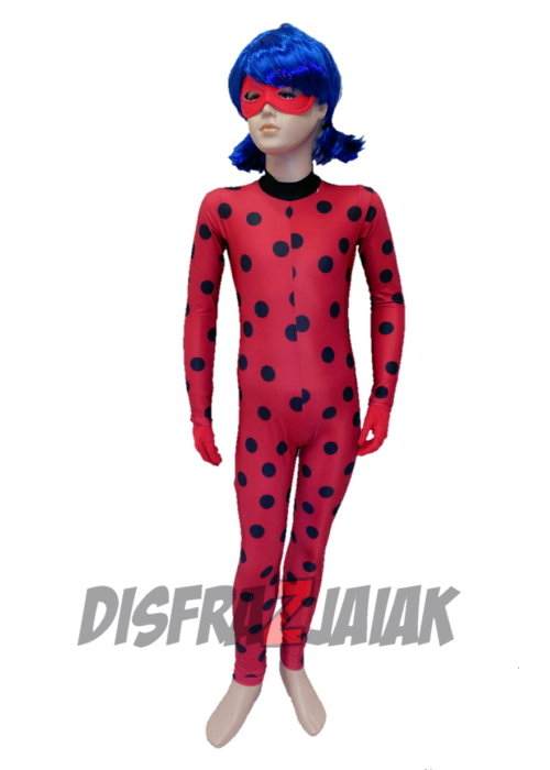 Disfraz de Lady Mariquita Malla Infantil - Disfraces de Lady Mariquitra