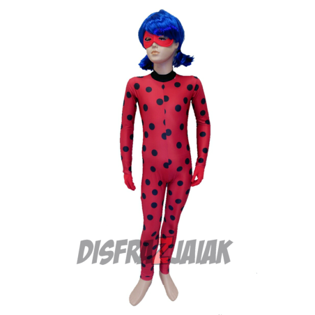 Disfraz de Lady Mariquita Malla Infantil - Disfraces de Lady Mariquitra