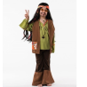 DIsfraz de Hippie Verde Infantil - Disfraces años 60-70 (Hippies)