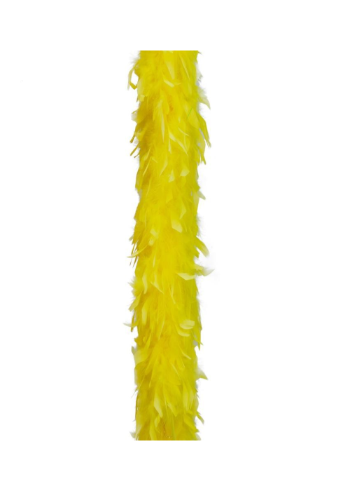 Boa Plumas Amarilla - Complementos años 20