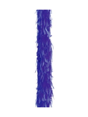 Boa Plumas Azul - Complementos años 20