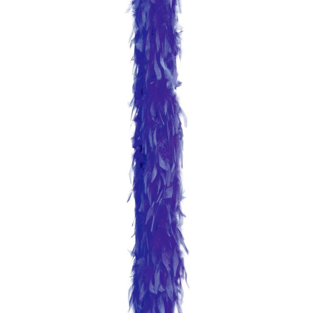 Boa Plumas Azul - Complementos años 20