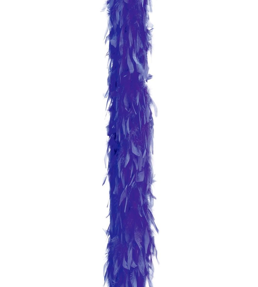 Boa De Pluma Azul De 180 Cm Y 40 G – Accesorio De Fiesta Y Disfraces, Ideal Para Complementar Looks Festivos