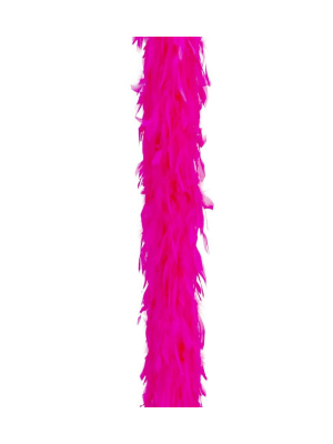 Boa Plumas Fucsia - Complementos años 20