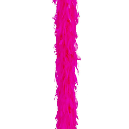 Boa Plumas Fucsia - Complementos años 20