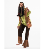 Disfraz de Hippie Verde - Disfraces años 60-70 (Hippies)