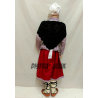 Conjunto Casera Infantil Granate Oscuro Laida - Trajes Neska - Baserritarra Niña