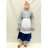 Conjunto Casera Infantil Azul Oscuro Laida - Trajes Neska - Baserritarra Niña