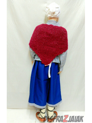 Conjunto Casera Infantil Azul Oscuro Laida - Trajes Neska - Baserritarra Niña