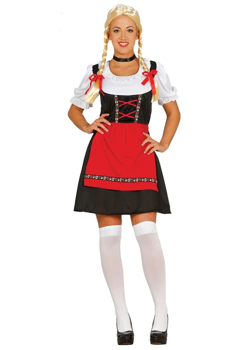 Disfraz de Tirolesa Roja - Disfraces de Oktoberfest