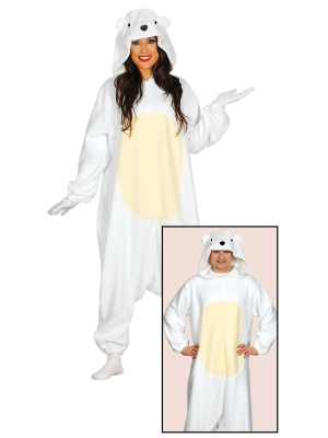 Disfraz de Oso Polar Pijama - Disfraces de Animales Adultos