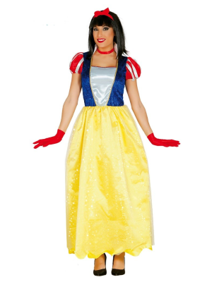 Disfraz de Princesa de las Nieves Largo - Disfraces de Princesa de las Nieves adultos