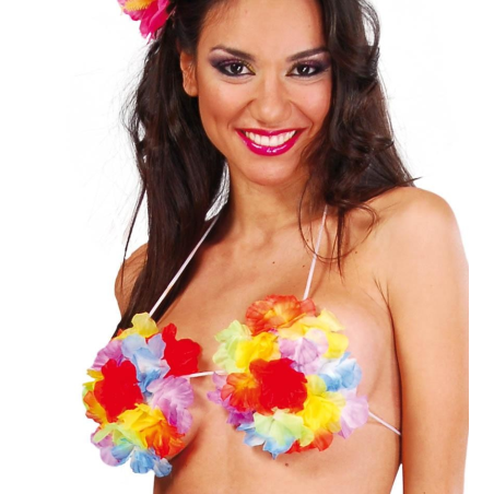 Sujetador Flores Hawaiano - Complementos de Hawaianos