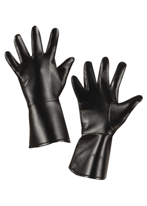 Guantes Negros Similpiel Infantiles - Guantes