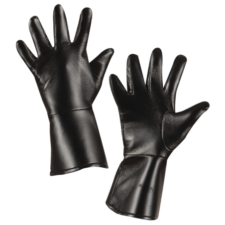 Guantes Negros Similpiel Infantiles - Guantes