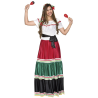 Disfraz de Mejicana Largo - Disfraces Mexicanos