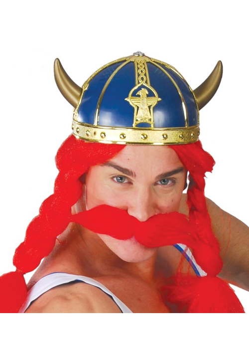Casco Vikingo Azul - Sombreros