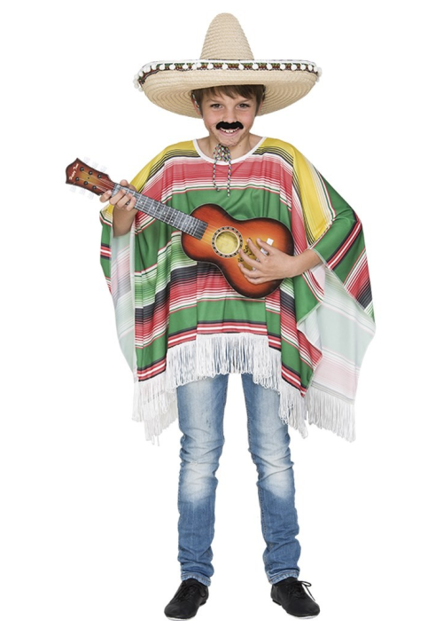 Poncho Mejicano Infantil - Mexicanos