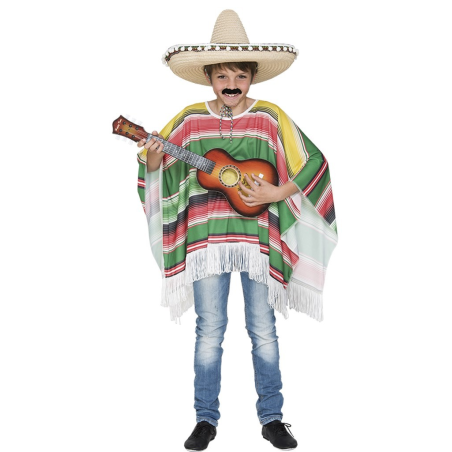 Poncho Mejicano Infantil - Mexicanos