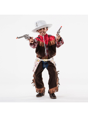 Traje de Cowboy Quadros Infantil