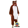 Disfraz de Lobo Pijama Peluche Marron - Disfraces de Animales Adultos