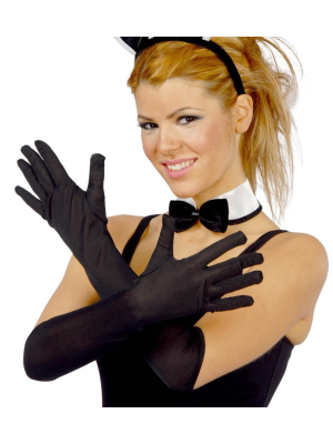 Buy Long Gloves Black for only 2.00€ – costume Shop online