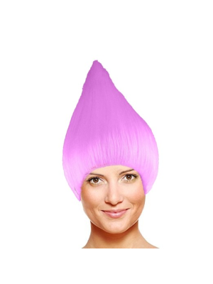 Perruca Rosa Trolls