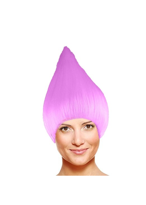 Perruca Rosa Trolls