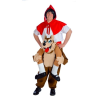 Disfraz de Caperucita a Hombros del Lobo - Disfraces A Hombros