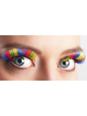 Pestañas Arcoiris - Maquillaje y Caracterizacion