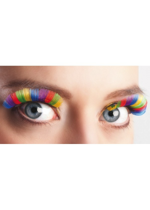 Pestañas Arcoiris - Maquillaje y Caracterizacion
