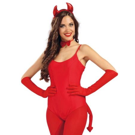 Conjunto Diablesa - Complementos Halloween y Terror