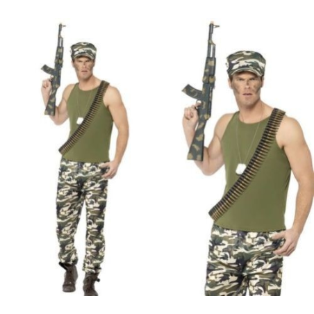 Disfraz de MIlitar Tirantes - Disfraces de Militares
