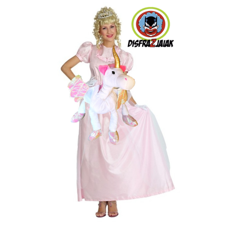 Disfraz de Princesa Rosa Unicornio - Disfraces de Princesas y Principes