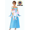 Disfraz de Princesa azul en unicornio - Disfraces de Princesas y Principes