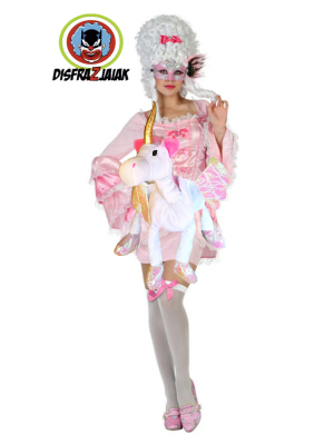 Disfraz de Cortesana rosa Unicornio - Disfraces de Mujer