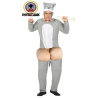Disfraz de Perro Huevon Gris - Disfraces cachondos y Desnudos para Despedidas de Soltero
