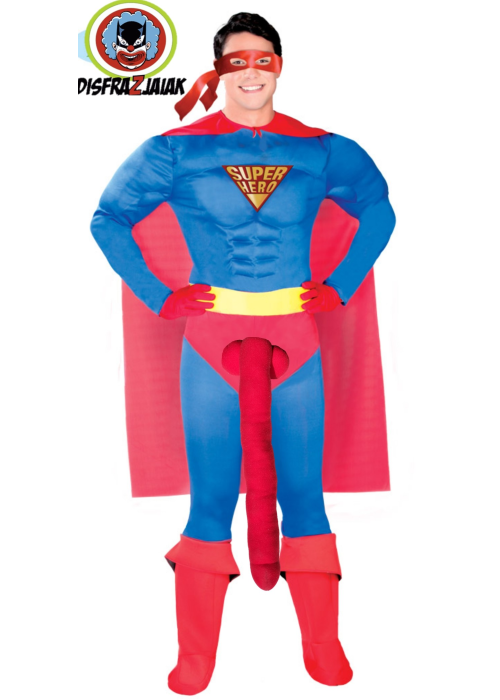 Disfraz de Super Macho - Disfraces cachondos y Desnudos para Despedidas de Soltero