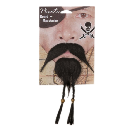 Bigote y Perilla con Trenzas - Barbas y Bigotes