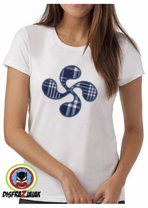 Camiseta Lauburu mujer - Camisas y Camisetas tradicionales mujer