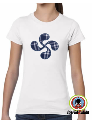 Camiseta Lauburu niña - Blusas y Camisetas Regionales Niña