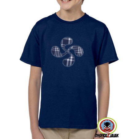 Erosi t-Shirt Lauburu Urdina Seme-alabak bakarrik 14.00€ – mozorro Denda online