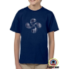 Camiseta Lauburu Azul Infantil - TRAJES REGIONALES