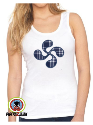 Comprar Camiseta Lauburu Tirante Mujer - Camisas y Camisetas tradicionales mujer