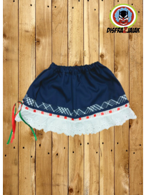 Falda Mahon con Puntilla Bebe - TRAJES REGIONALES