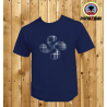 Camiseta Lauburu Azul Hombre - Camisas y Camisetas Regionales Hombre