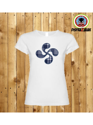 Camiseta Lauburu mujer - Camisas y Camisetas tradicionales mujer