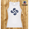 Camiseta Lauburu Tirante Mujer - Camisas y Camisetas tradicionales mujer