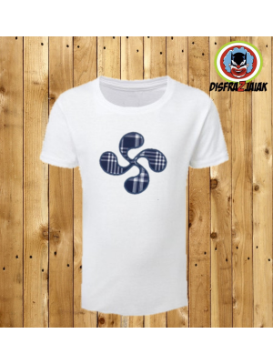 Camiseta Lauburu niña - Blusas y Camisetas Regionales Niña